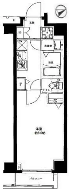 AZEST中板橋 2階階 間取り