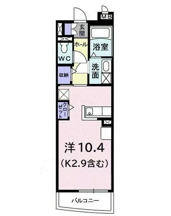 シャトーエクセラン 1階階 間取り