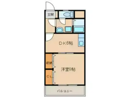 TS MARCHER(1DK/3階)の間取り写真