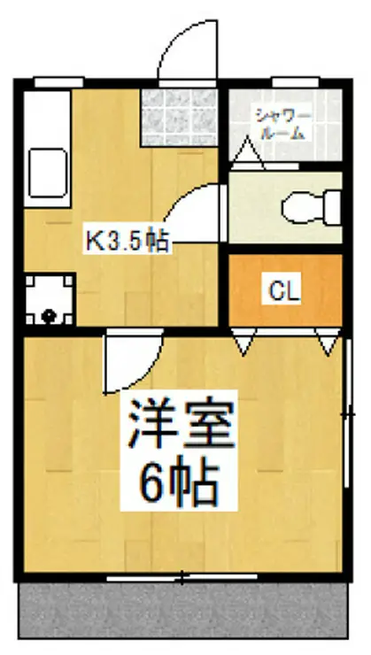 ダイワハイツ 1階階 間取り