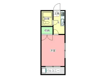 メゾン・ド・シノピア(1K/3階)の間取り写真