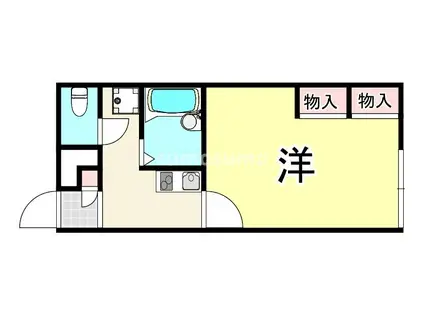 レオパレス琴の浦(1K/2階)の間取り写真