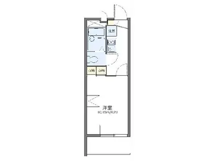 レオパレスブルージュ(1K/2階)の間取り写真