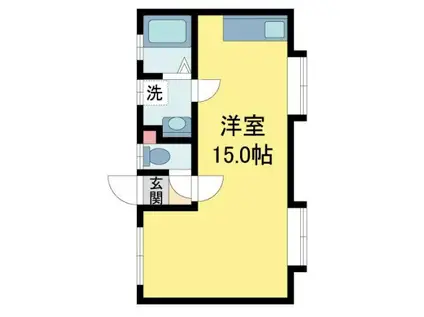 イーズハイツ夙川(ワンルーム/1階)の間取り写真