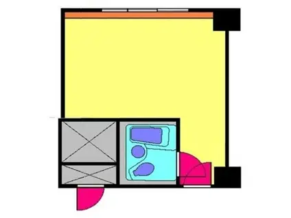 赤坂レジデンシャルホテル(ワンルーム/4階)の間取り写真