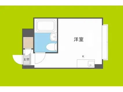 我孫子シャルマン(ワンルーム/2階)の間取り写真