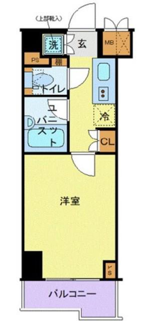 ルーブル練馬弐番館(1K/6階)の間取り写真