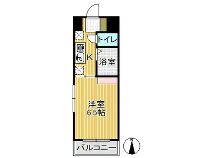 コーポ 幸(1K/3階)の間取り写真