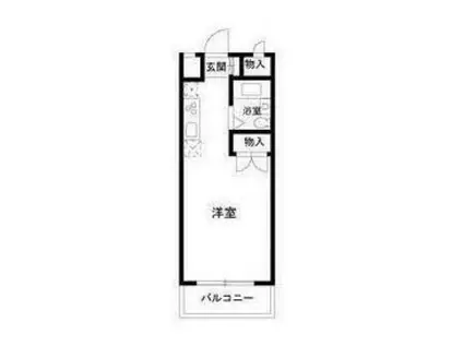 ファーストピア(ワンルーム/2階)の間取り写真