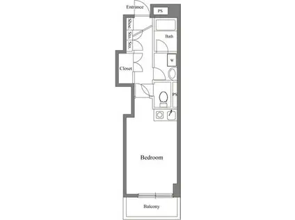 ユーコート赤堤(ワンルーム/3階)の間取り写真