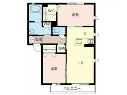 GROOVIN LIFE 匠(2LDK/2階)の間取り写真