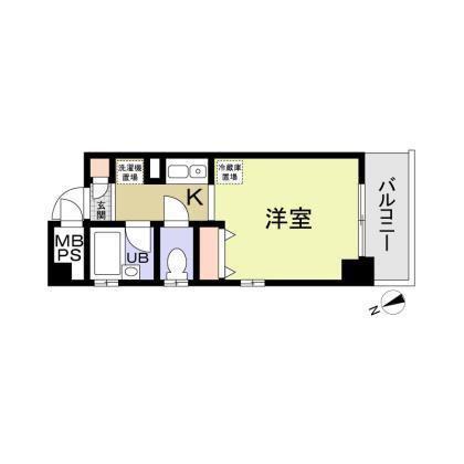 Y・S・T・東大宮(1K/2階)の間取り写真