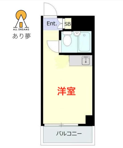 GSプラザ桜木町(ワンルーム/3階)の間取り写真