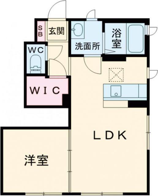 TMニュータウン A棟(2LDK/1階)の間取り写真