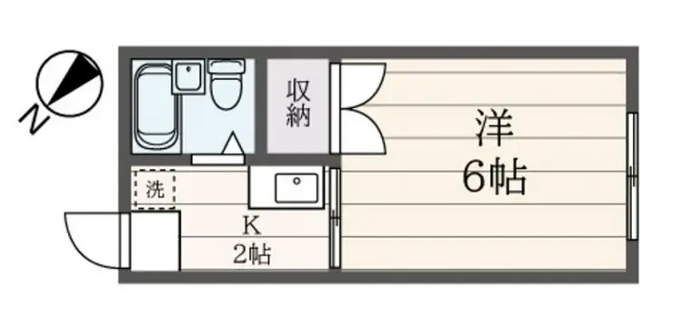 ヒルサイドハイツ 1階階 間取り