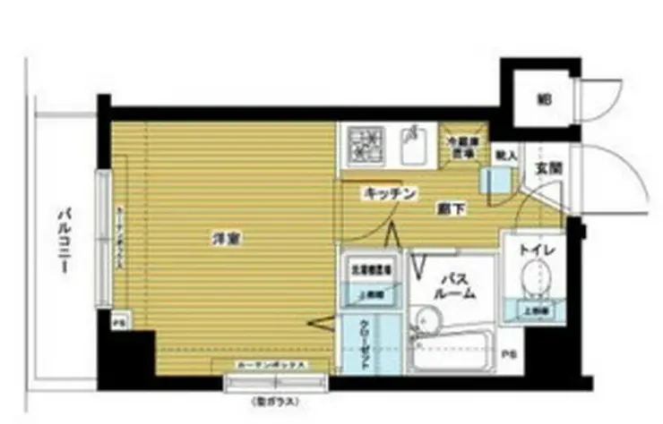 トーシンフェニックス八丁堀 6階階 間取り