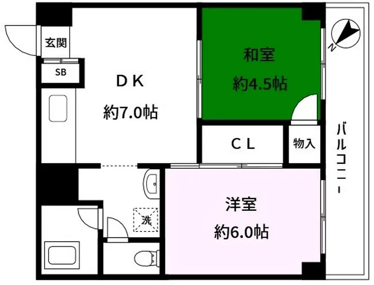 ガーデンハイツ小木曽 4階階 間取り