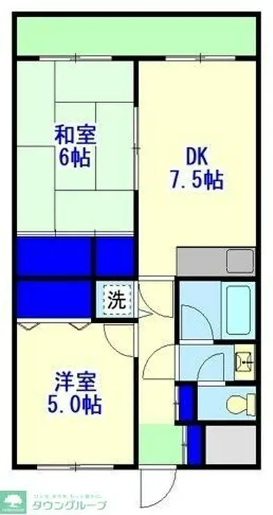 メゾンデザムルー前田 4階階 間取り