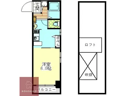 エステムコート新大阪IIIステーションプラザ(1DK/7階)の間取り写真