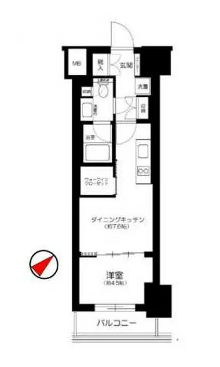 ザ・パークワンズ渋谷本町 3階階 間取り