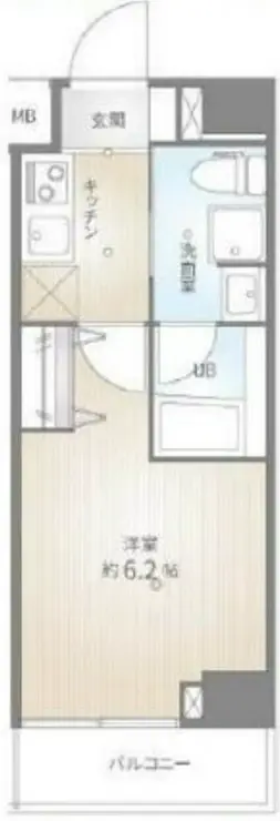 メインステージ多摩川III 1階階 間取り