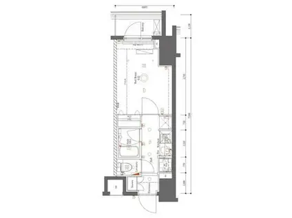 AZEST立川(1K/3階)の間取り写真
