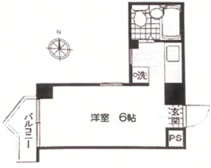 キクエイパレス戸越 9階階 間取り