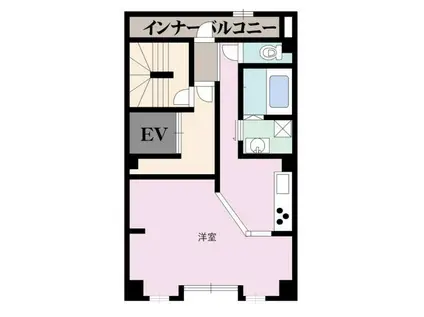 ORIENTCITY・S(ワンルーム/3階)の間取り写真