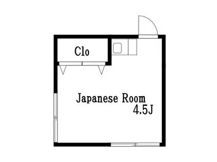 千葉荘(ワンルーム/2階)の間取り写真