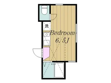 ユナイト中野島オステリアの杜(ワンルーム/2階)の間取り写真