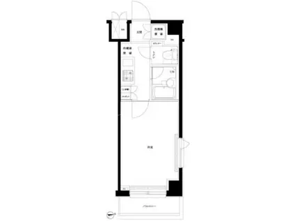 ルーブル大森六番館(1K/6階)の間取り写真