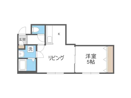 グランドソレイユ GRAND SOREIL(1LDK/3階)の間取り写真