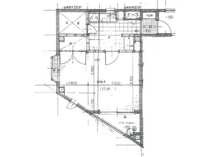 ソフィアビル(1K/3階)の間取り写真
