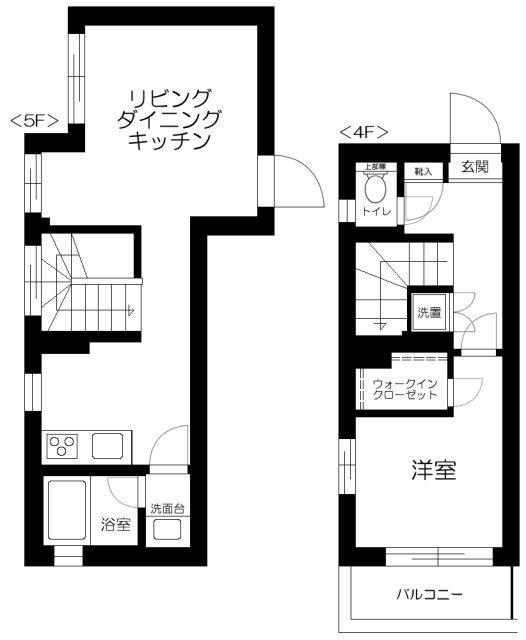 ES-GRANDE文京白山(1LDK/4階)の間取り写真