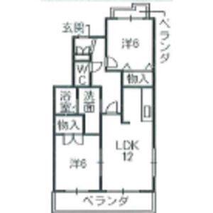 NOAH21(2LDK/2階)の間取り写真