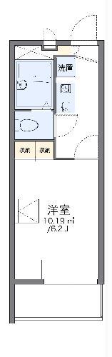 レオパレス東雲(1K/3階)の間取り写真