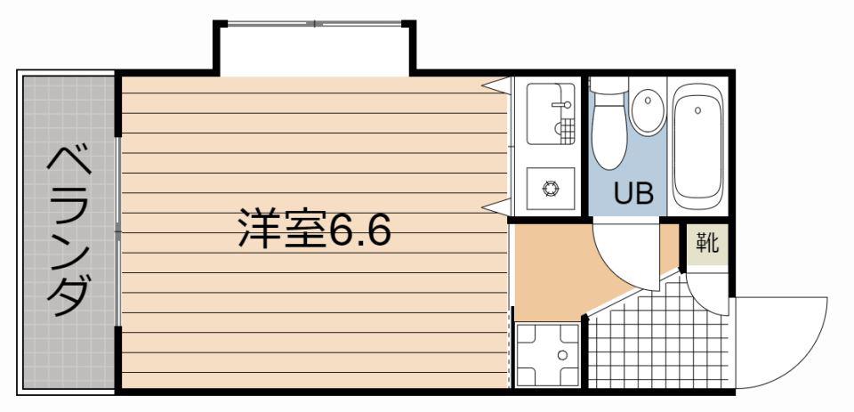 朝日プラザ上之園(ワンルーム/10階)の間取り写真