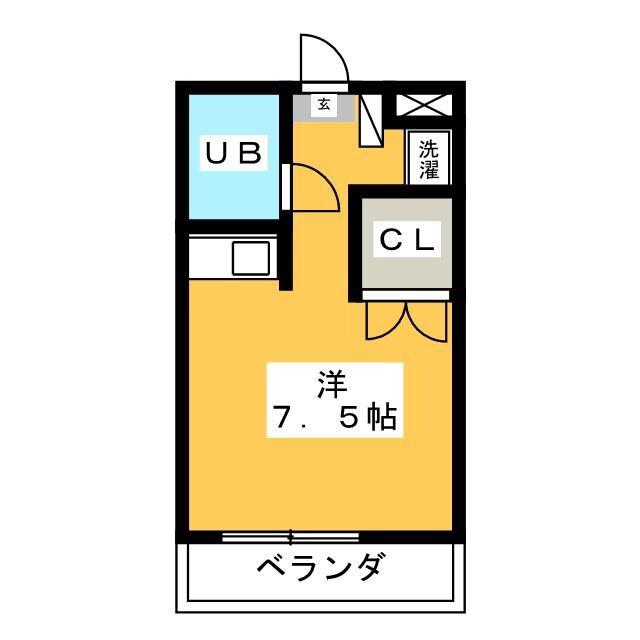 RS SATOH BLD(ワンルーム/3階)の間取り写真