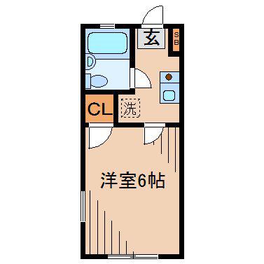 プラネットハウス(1K/2階)の間取り写真
