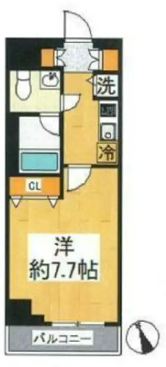 AXAS横浜天王町 4階階 間取り