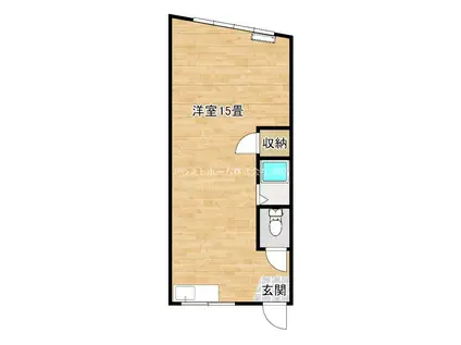 コーポラスR26 東湊(ワンルーム/2階)の間取り写真
