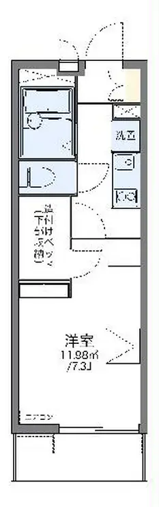 レオパレスWISTERIA 2階階 間取り