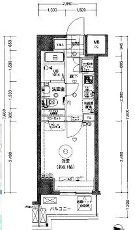 ブライズ高井戸 5階階 間取り