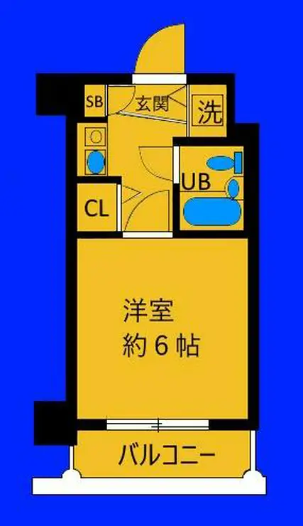 ステラコート横浜白楽 7階階 間取り