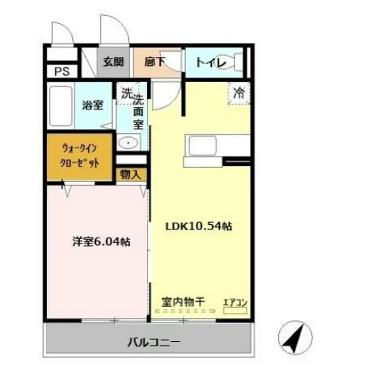 ロワジール 2階階 間取り