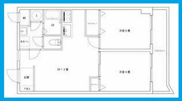 滝野川フラワーハイツ 2階階 間取り
