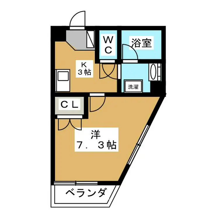 ラメゾン高野 2階階 間取り