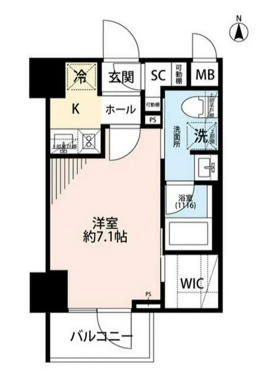 プレール・ドゥーク住吉IV 10階階 間取り