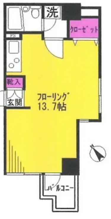 アーバイル日本橋水天宮 6階階 間取り
