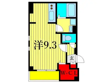 PATRIMOINE DE A(ワンルーム/4階)の間取り写真